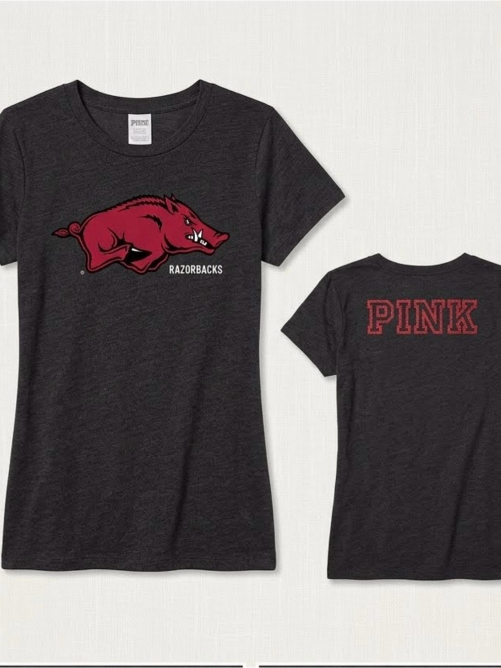Vintage Victoria’s Secret Pink Arkansas Razorback T-Shirt